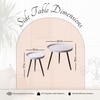 Metal Iron Side Table in Multicolor Colour
