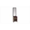 Adaly Engineered Wood Dressing Table Mirror with Drawer & Storage Shelf (Wenge)