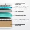 Aero Cool Gel with posture Control Tech Queen Size Mattress (84 x 66 in, 4 Inches)
