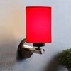 Devansh Metal Electric Wall Light in Red Colour with Red Shade Count of 1 Light