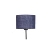Nova Blue Jute shade with Iron floor lamp