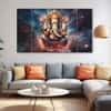 The Castle Decor Ganesha Wall Art Set of 5 27x48 Inch