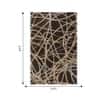 Jaipur Rugs Geometric Wool And Viscose 5x8 Feet Tobacco And Tan Hand Tufted Rug Carpet