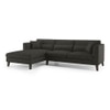 Lewis Sectional Sofa (Colour : Graphite Grey, Cushion : Soft, Seater : Left Aligned 3 Seater + Left Aligned Chaise)