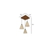 Terzo Brown Solid Wood Cluster Hanging Light