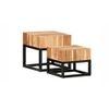 Harlin Solid Wood Nested Tables - Set of 2