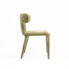 Driftwood Fabric Dining Chair in Green Colour