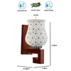 Devansh Solid Wood Electric Wall Light in Multi Colour with Multi Shade Count of 1 Light