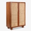 Abacus Solid Wood Wardrobe in Brown Colour