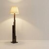 Skyline Beige Jute Floor Lamp with Beige Jute Base