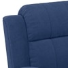 Griffin Fabric One Seater Manual Recliner in Lapis Blue Fabric Colour