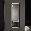 Full-Length Bedroom Dressing Mirror with frame Adjustable LED Standing Mirror