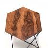 Dyson Solid Wood Side Table in Teak Finish