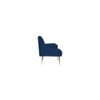 Esme Solid Wood Accent Chair in Blue Colour