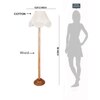 Devansh Wooden Foor Lamp