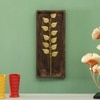 W-Titan Abstract Metal Wall Decor in Gold Set of 1