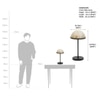Crater Handcrafted Table Lamp