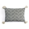 Gianna Light Grey Melange  And Natural Cushion Cover 18X18 Inches