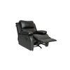 Cheer Leatherette One Seater Manual Recliner in Black Colour