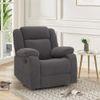 Avalon Fabric One Seater Manual Recliner in Grey Colour