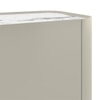 Dorian Engineered Wood Sideboard With Ceramic Top In Taupe High Gloss Finish