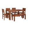 Parker Six Dining Set With Bench