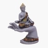 VEDAS Polyresin  Figurine in Grey Colour