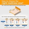 Prana - Organic Cotton Fabric Spring Mattress (78 x 60 in, 8 Inches)