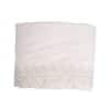 Pastel Pink Solid Comfoter Embroidered Reversible Quilt Cotton 350 Gsm Double Bed 240 X 220 Cms