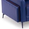 Meagan 2 Seater Leatherette Sole in Blue Colour