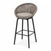 Dyana Woven Back Bar Chair
