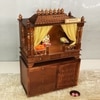 D'Dass Copper Sheesham and Mdf  Wall Hanging Wooden Temple For Pooja