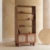 Abacus Solid Wood  Bookshelf in Kiara Finish
