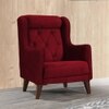 Ruby Accent Chair in Maroon Colour