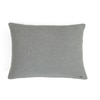 Transfer Knit Euro Sham Cushion Cover  Light Grey 24X24  Inches