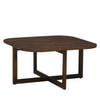 Jansen Nesting Coffee Table with Seating in Lunar Grey and Beige Fabric