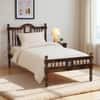 Nilaya Sheesham Wood Single Size Non Storage Bed in Provincial Teak Finish