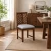 Alaca Sheesham Wood Dining Chairs in Rustic Teak Finish Set of 2