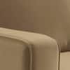 Apollo Sofa Set (Colour : Fawn Velvet, Cushion : Soft, Back Type : High Back, Seater : 3+1+1)