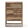 Macallan Solid Wood Bar Cabinet in Honey Oak Finish