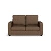 Apollo Compact High Back 2 Seater Fabric Sofa in Mocha Colour