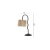 Round Bamboo Zig Zag Curvy Table lamp with Iron Base (SP22)