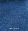 Dexter Boucle Fabric Lounge Chair in Blue Colour