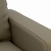 Apollo Compact Sofa (Colour : Cappucino, Cushion : Hard, Seating Capacity : Right Aligned 2 Seater + Right Aligned Chaise + Ottoman)