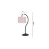 Multi cotton Curvy table lamp with Iron Base (SP15)