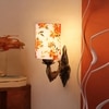 Devansh Metal Electric Wall Light in Antique Gold Colour with Multi Shade Count of 1 Light