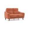 Ronan 2 Seater Fabric Sofa In Rust Colour