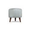 Ethan Solid Wood  Ottomon in  Grey Colour