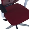 Wiwngas Mid Back Ergonomic Chair in Maroon Colour