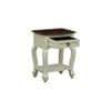 Solid Wood Bedside Table In Tulip Finish With Drawer
